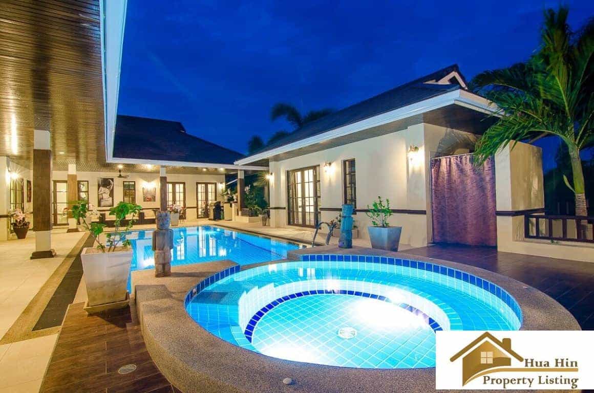 Bali Style Private Pool Home In Palm Hills Golf Course Hua Hin